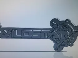Wildstar Logo Keychain