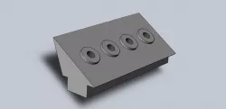 Wood chipper blade sharpening fixture