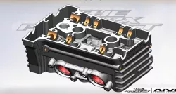 Yamaha TRX 850 cylinder head crankcase