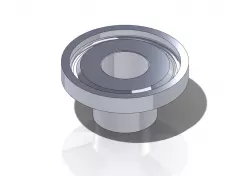 14WMPS Short Weld Ferrule, 0.5 and 0.75 in nominal sizes