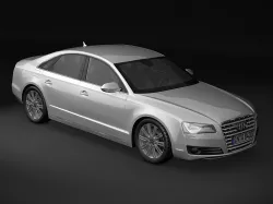2011 Audi A8 3D model