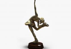  3D Models Figure Skating Statue 3D model