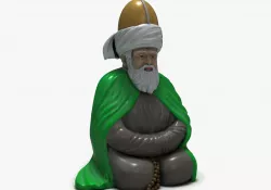 3D Models Turkish Old Man Sculpture 3D model