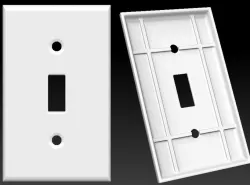 3D Printable Light Switch Plate