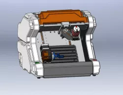 4-AXIS Desktop CNC machining(concept model)