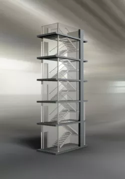 6 Levels Condominum Stair