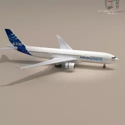 airbus A300-200 3D model