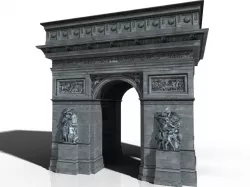 Arch of Triumph Low-poly  3D model