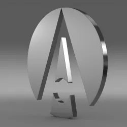 Ariel Logo 3D model