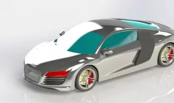 Audi R8 from Dan's video tutorial