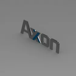 Axon Logo 3D model