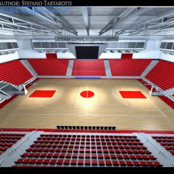 Basketball arena 3D model