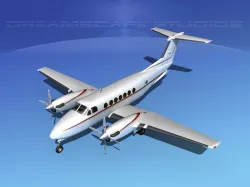 Beechcraft 350 Super King Air  V06 3D model