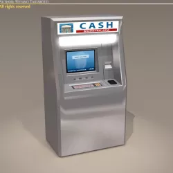 Biometric ATM 3D model