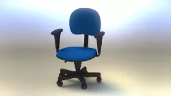 Blue Office Armchair