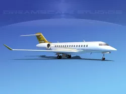 Bombardier Global 5000 V01 3D model