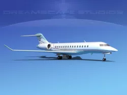 Bombardier Global 5000 V05 3D model