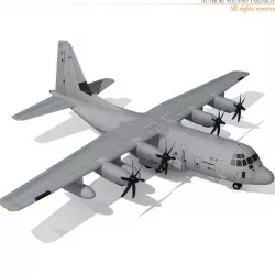 C-130 J 3D model