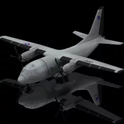 C-27 Aircraft for Poser 3D model