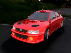 car subaru car car for 3d gaming 3D model