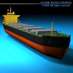 Cargo ship 3D model
