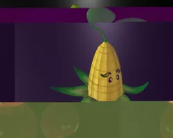 Cartoon Corn Plant Low-poly  3D model