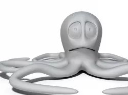 Cartoon Octopus 3D model