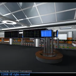 Central station 3D model