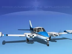 Cessna 310 V12 3D model