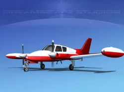 Cessna 310 V14 3D model