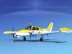 Cessna 310 V15 3D model
