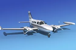 Cessna 421 Golden Eagle V03 3D model