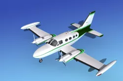 Cessna 421 Golden Eagle V10 3D model