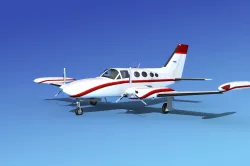 Cessna 421 Golden Eagle V12 3D model
