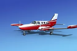 Cessna 421 Golden Eagle V16 3D model