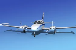 Cessna 421 Golden Eagle V20 3D model