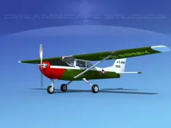 Cessna T-41 Mescalero US Army 2 3D model