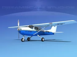 Cessna T-41 Mescalero USAF 4 3D model