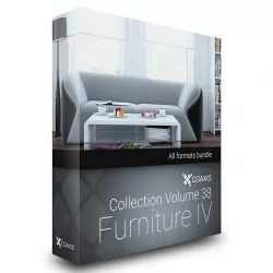 CGAxis Models Volume 38 Furniture IV 3D model