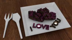 Chocolate us 3D model