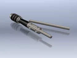 Chuck Type Tap Wrench with Chucking Shaft