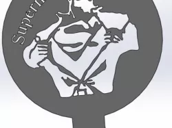 Coffee Stencil - Superman
