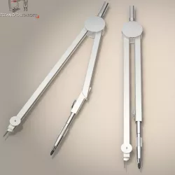 Compass 3D model