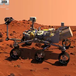 Curiosity Mars Rover 3D model