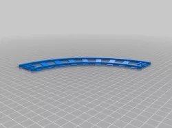 Curved track simplified with join