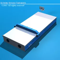 Cutting table 3D model