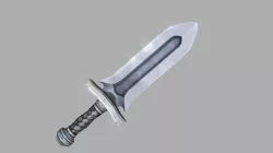 Dagger Low-poly  3D model
