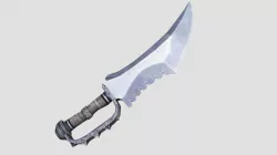 Dagger Low-poly  3D model