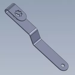 Damper actuator bracket