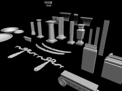 Decor elements 3D model